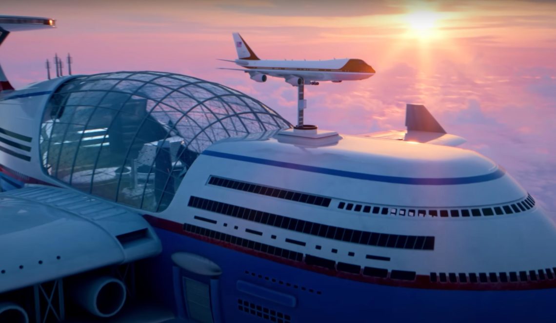 Is the Sky Cruise plane real or fake? Nuclearpowered hotel goes viral