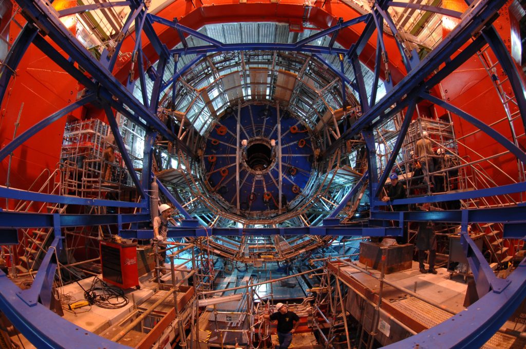 The LHC (Large Hadron Collider) in Geneve, Switzerland on January 25th, 2007.