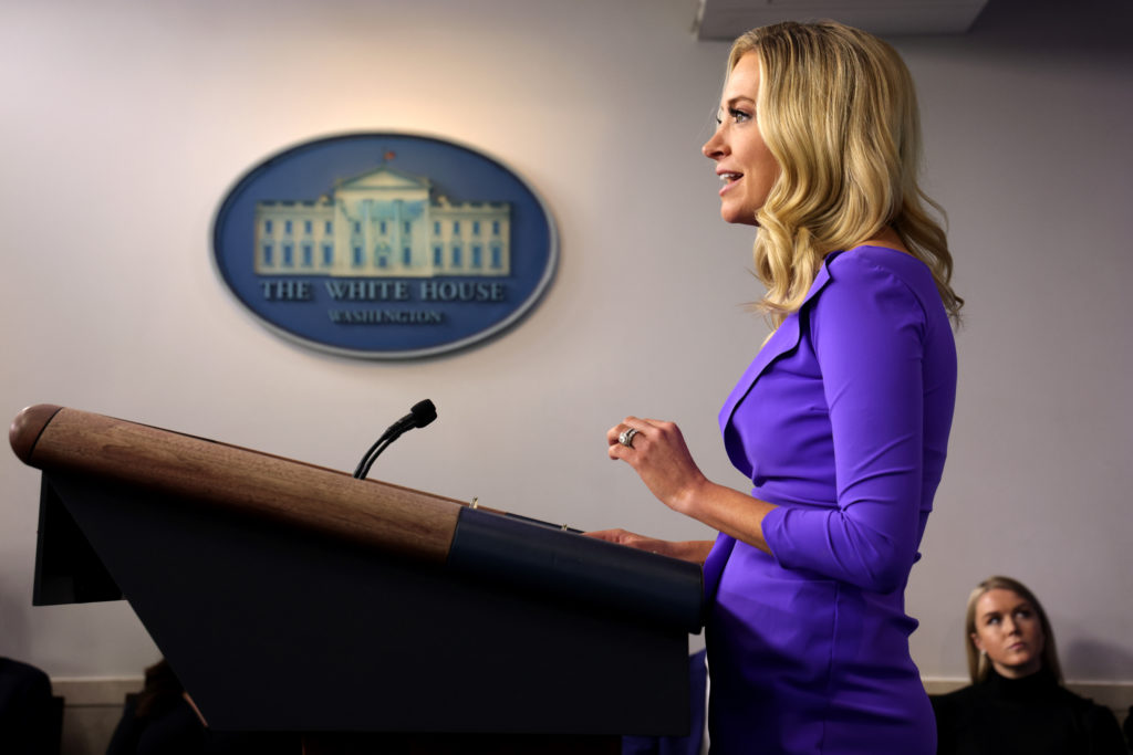Press Secretary Kayleigh McEnany Holds Briefing At The White House