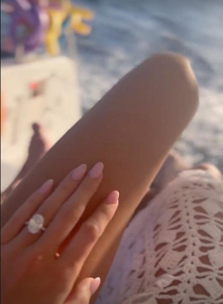Tyler Seguin proposed to his girlfriend Kate Kirchof while on a holiday involving a luxury yacht