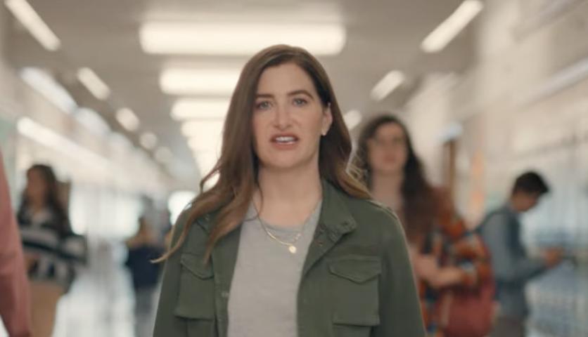Who is the actress in Amazon's new back-to-school commercial?