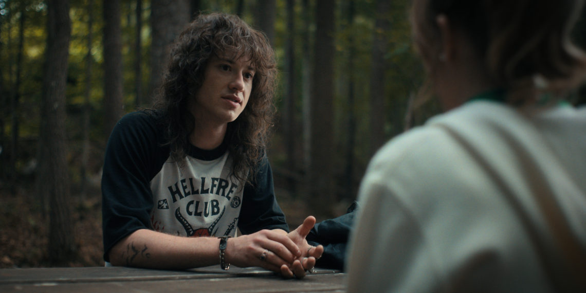 Eddie Munson's wig was one of 150 used on the cast of Stranger Things 4