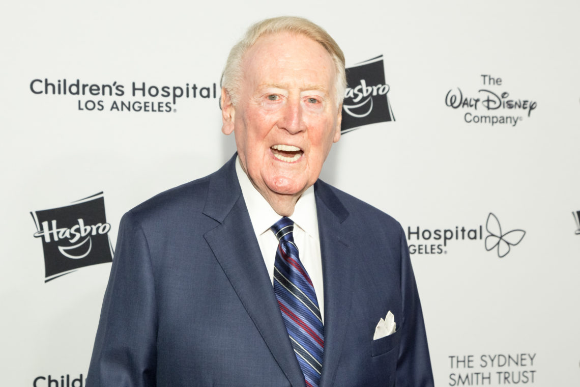 Where to buy Vin Scully shirts to honor late Dodgers sportscaster