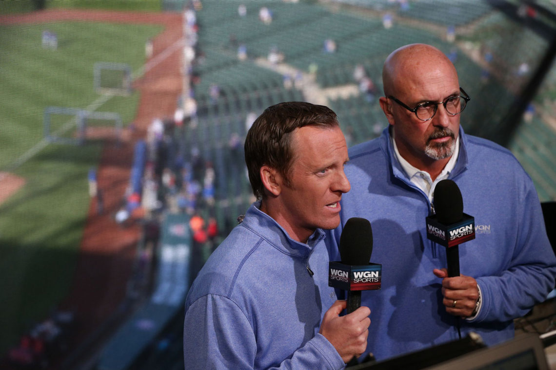 What happened to Cubs announcer Jim Deshaies, where has he been recently?