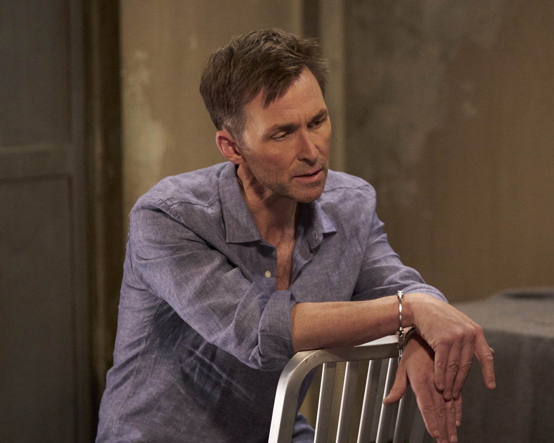 James Patrick Stuart reflects on dad's death and sits where he 'took his last breath'