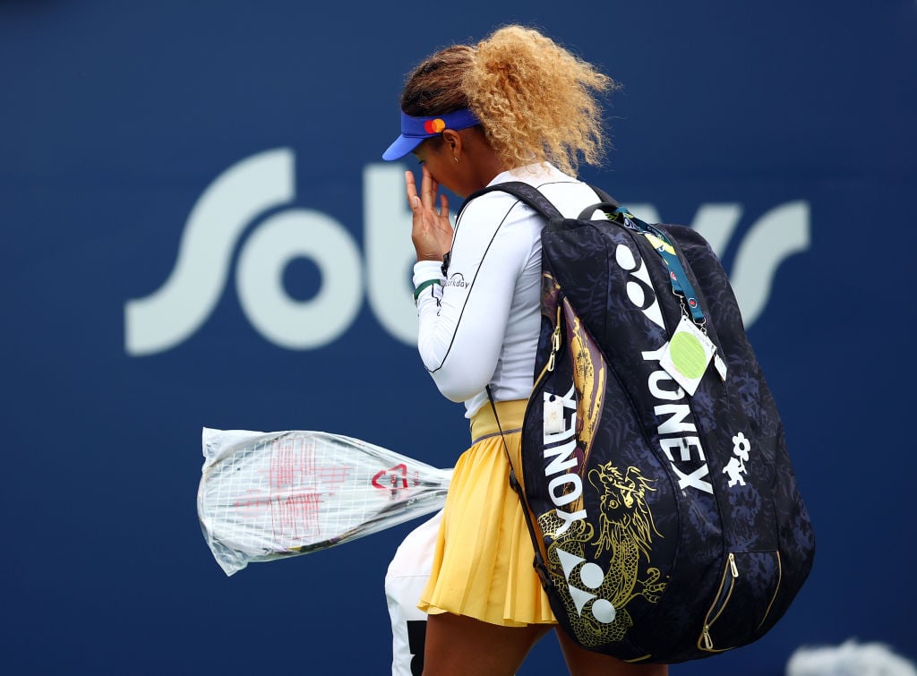 what happened to naomi osaka withdraws retire in tears