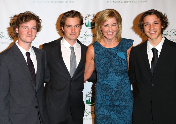 How many children does Chris Evert have? Inside tennis star's family life