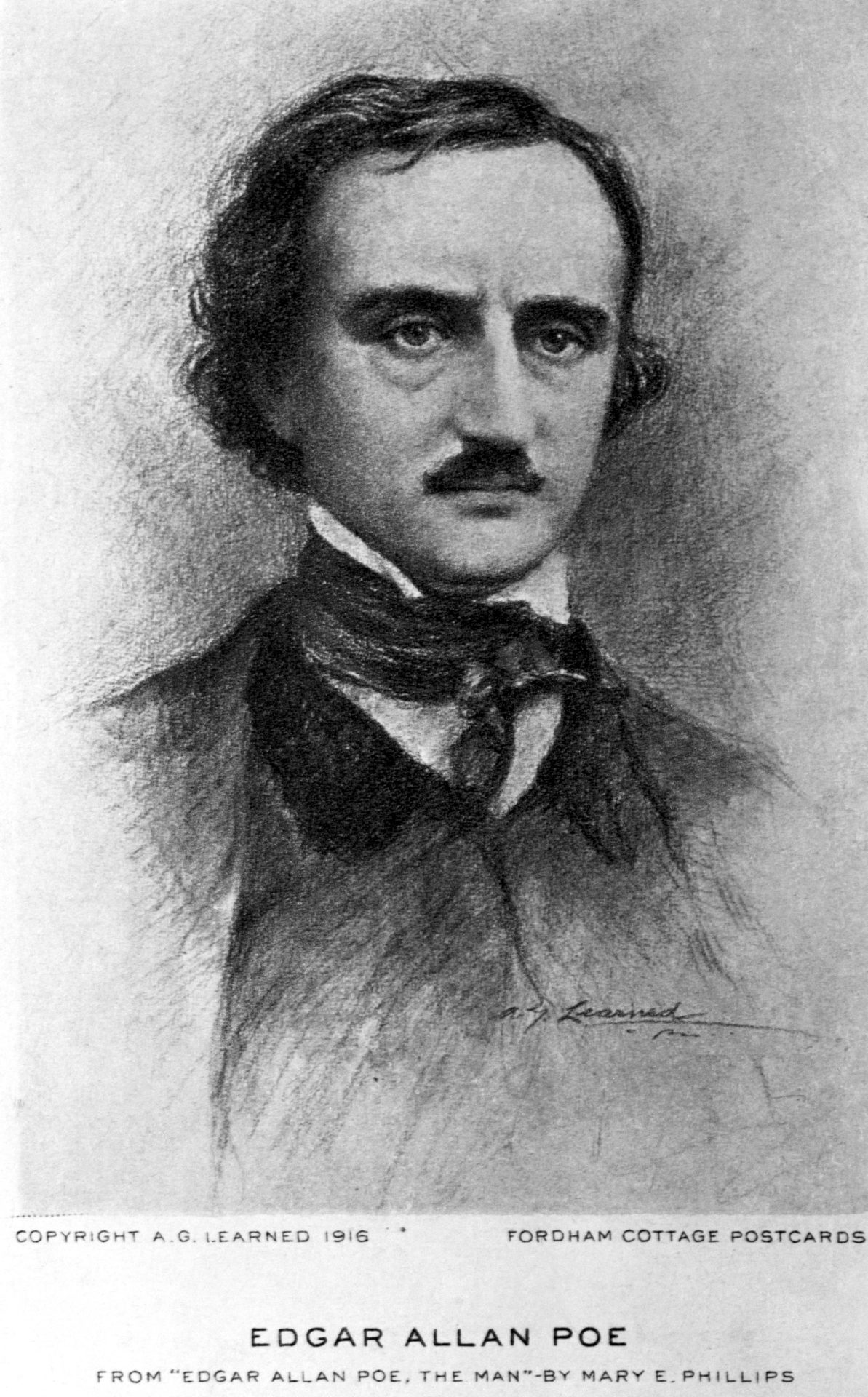 Print After Edgar Allan Poe by A.G. Learned