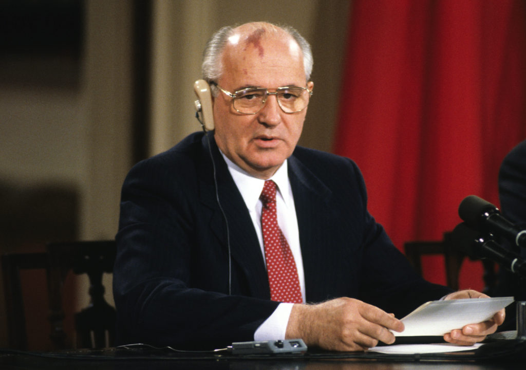 President Gorbachev Speaks To Press