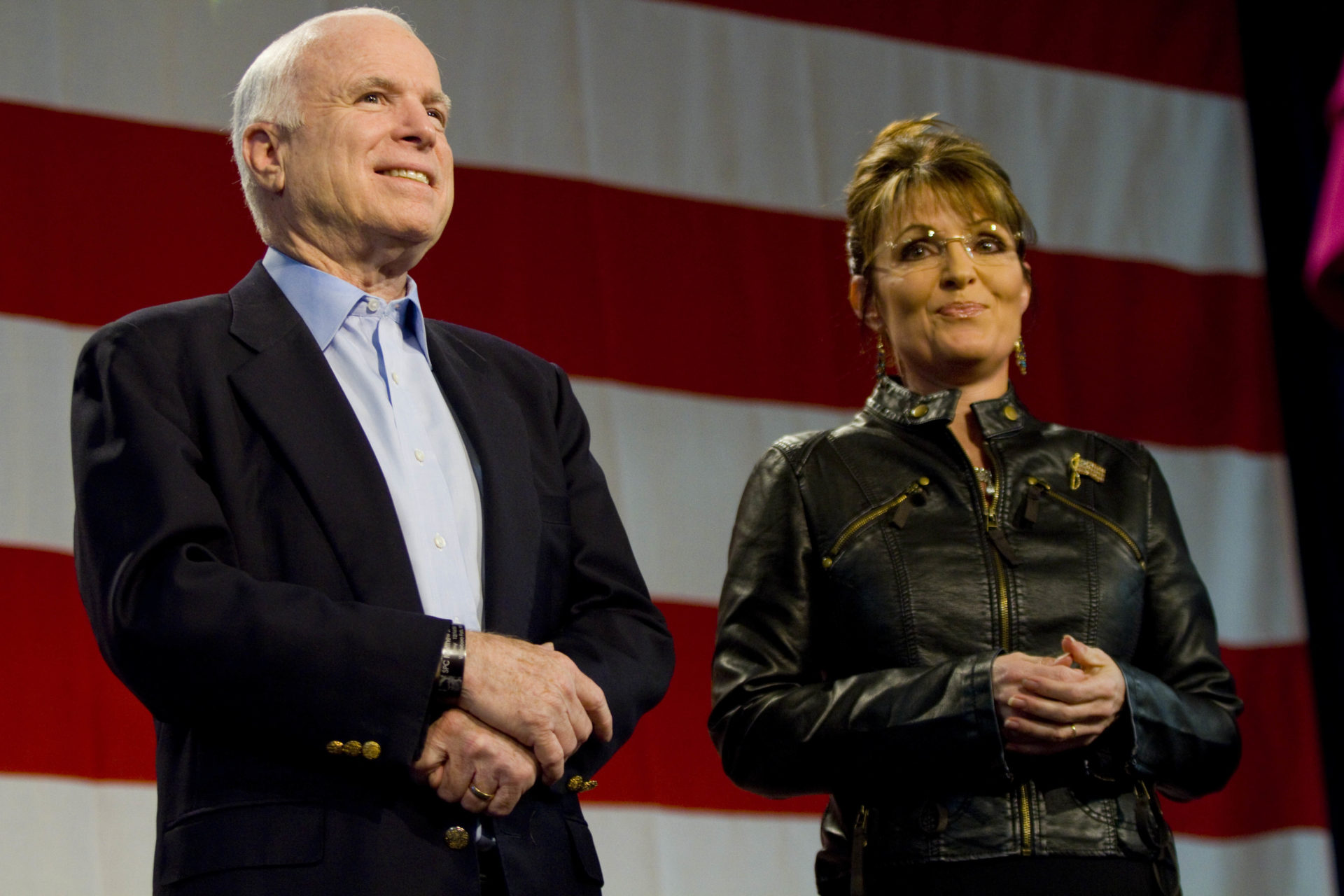 Sarah Palin Campaigns With Senator John McCain