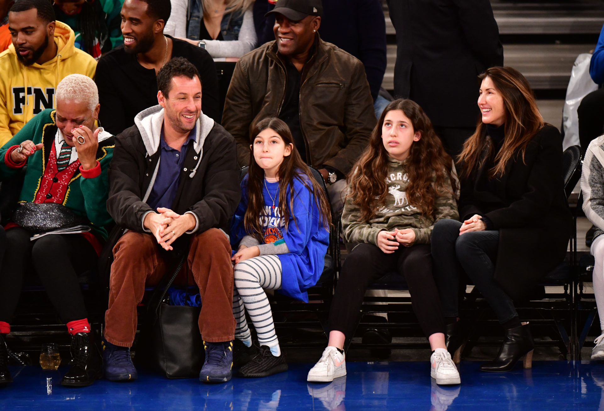 Celebrities Attend Milwaukee Bucks v New York Knicks