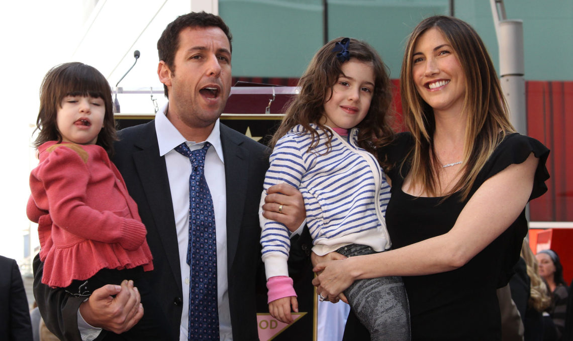 Adam Sandler writes adorable cameos for his wife and kids into his movies