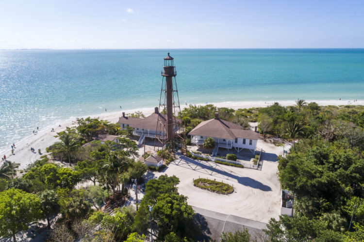 Florida, Sanibel Island, Lighthouse Beach Park Point Ybel