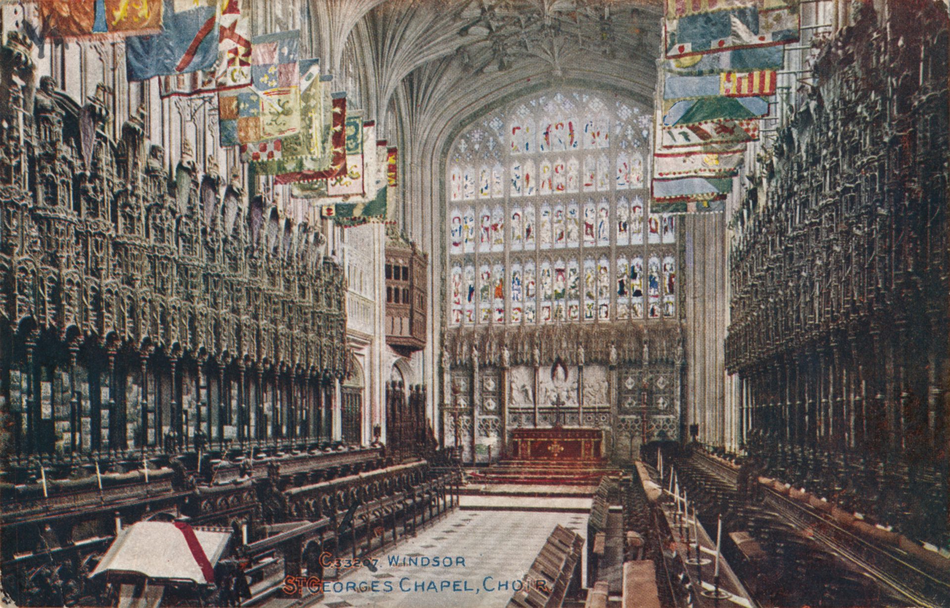 Windsor, St. George's Chapel, Choir' c1916