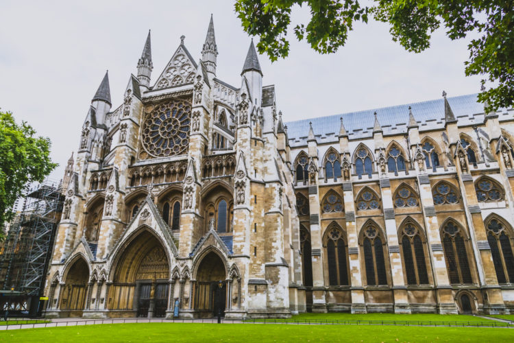 What year was Westminster Abbey built as church hosts Queen Elizabeth II's funeral?