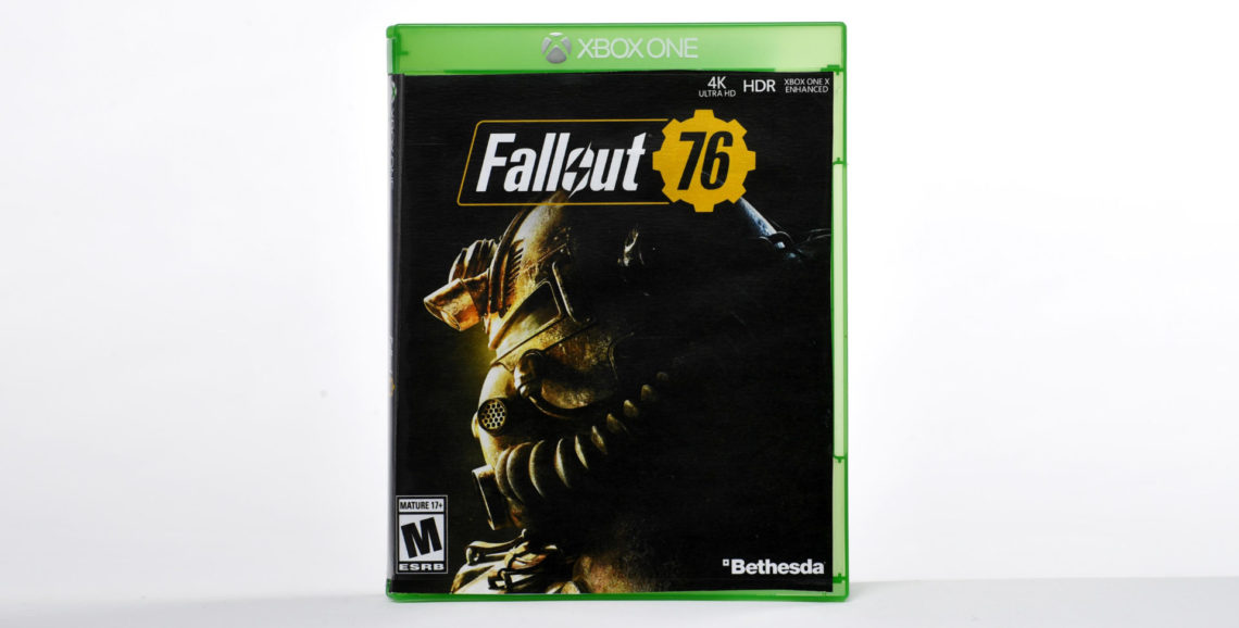 Fallout 76 Xbox game in case