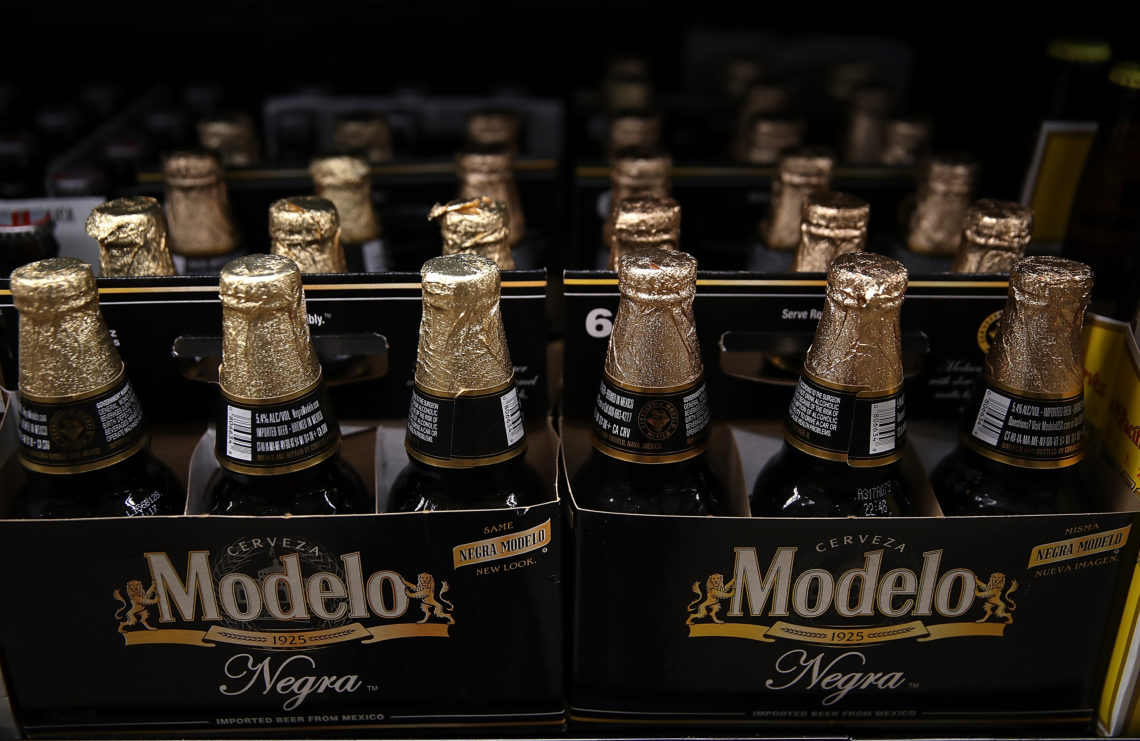 What is the song that features across Modelo's beer commercials?