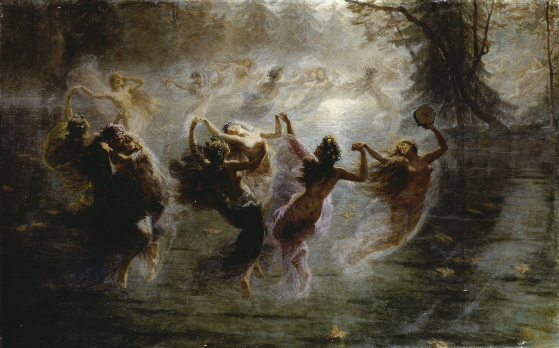 The Fairies, by Bartolomeo Giuliano (1825-1909)