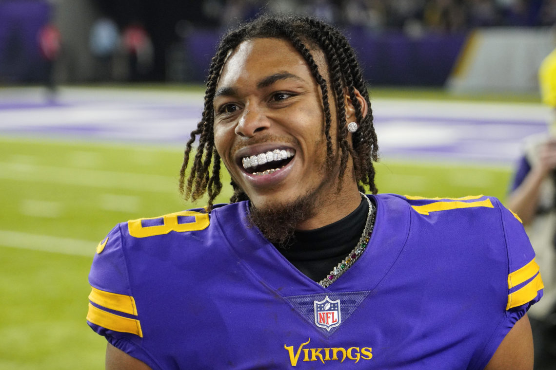 How much Justin Jefferson's grills cost after WR eclipses Randy Moss record