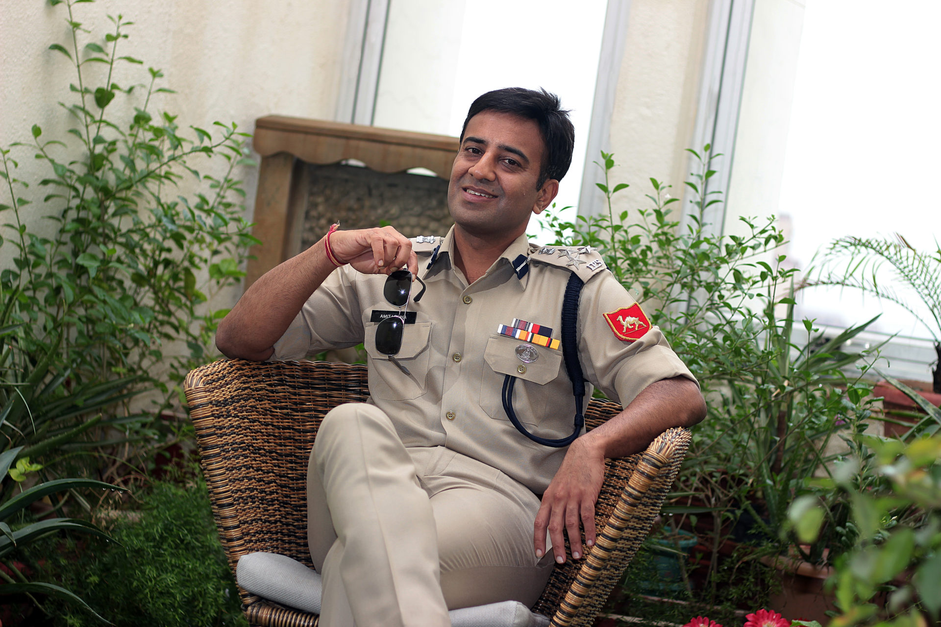 Profile Shoot Of BSF DIG Amit Lodha