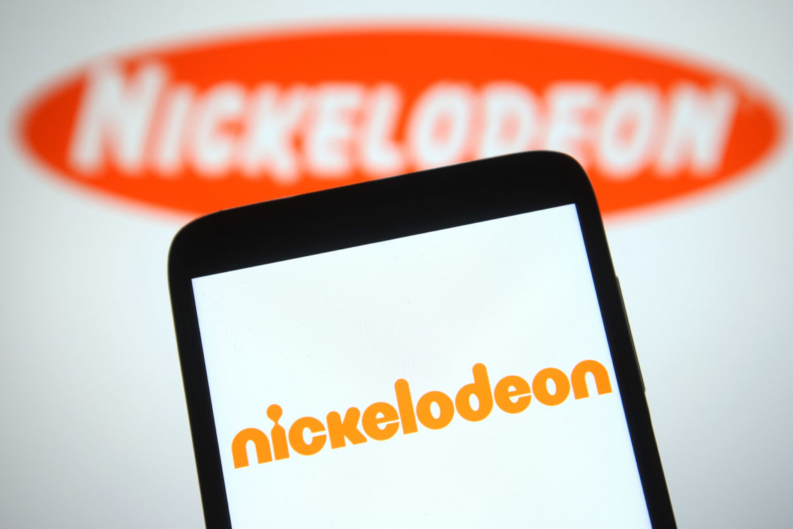 In this photo illustration a Nickelodeon (Nick) logo of an