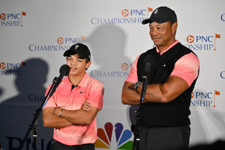 Charlie Woods' Snoopy hat goes viral during PNC Championship