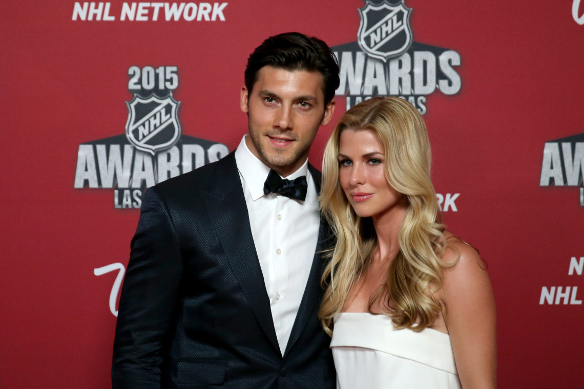 Kris Letang's wife and family as Penguins star suffers second stroke of his career