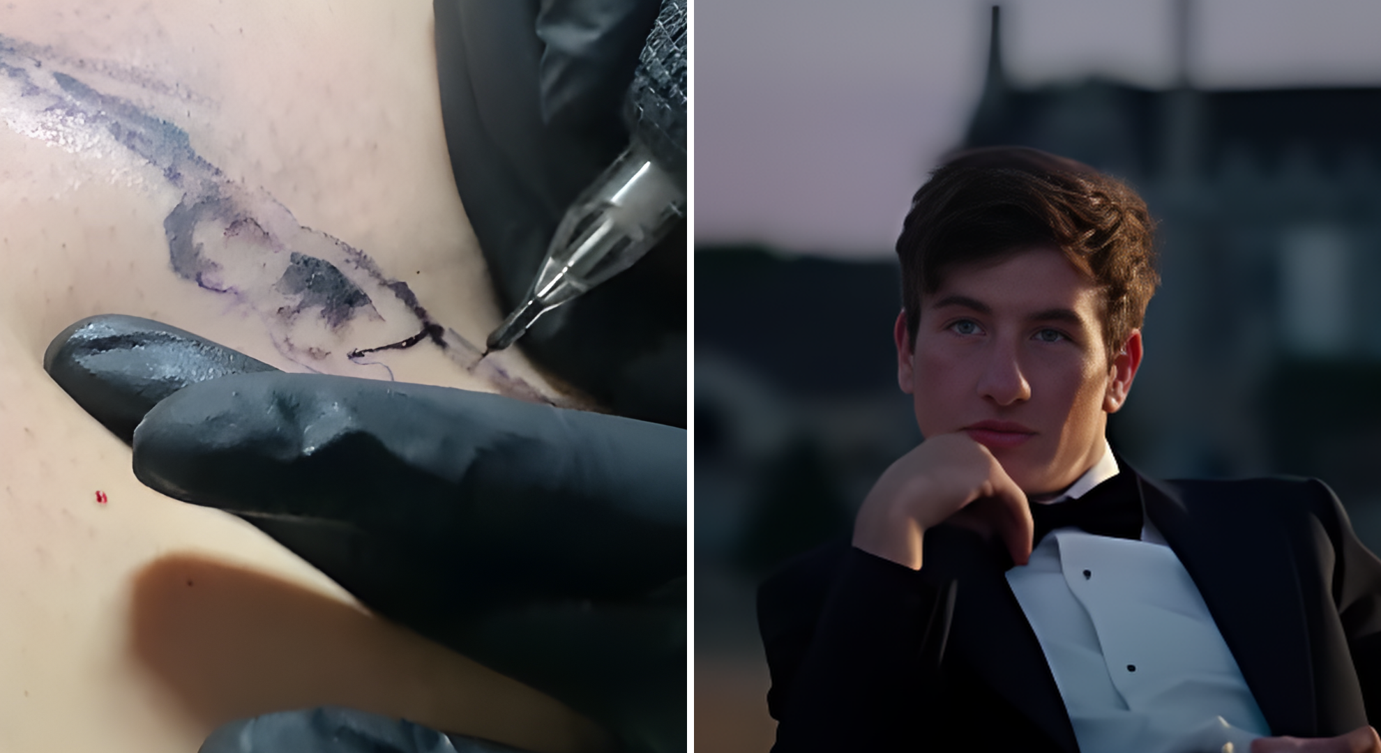 TikToker gets a tattoo of 'that' scene from Saltburn