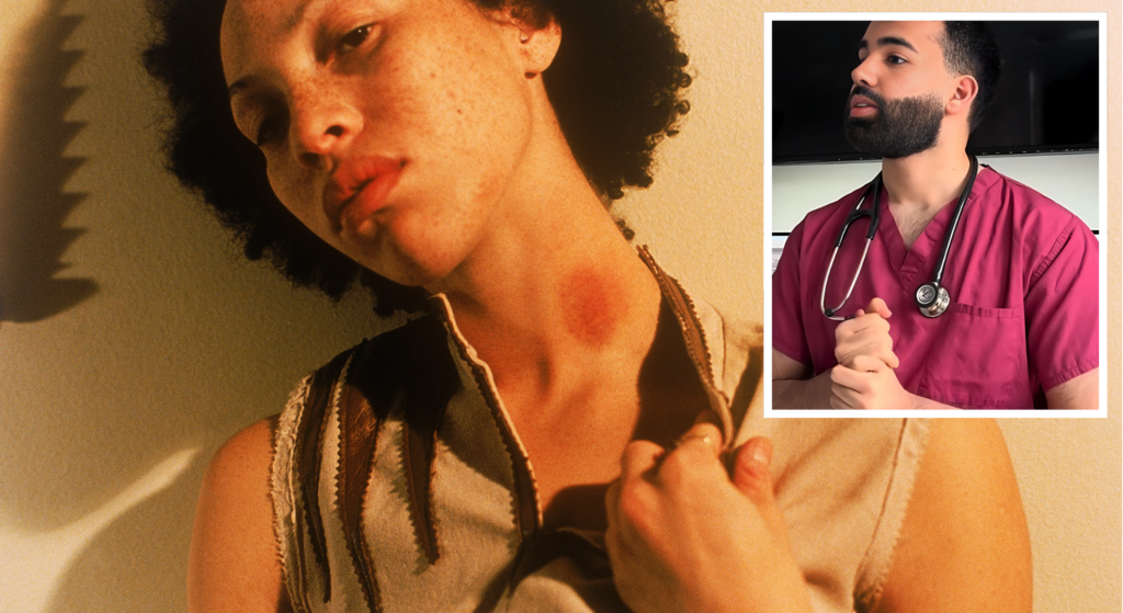 Doctor urges couples to stop giving each other hickeys on specific area