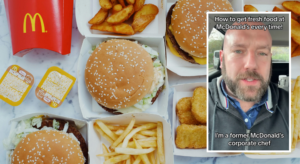 Former McDonald's chef explains the correct way to get fresh food and debunks 'viral' method