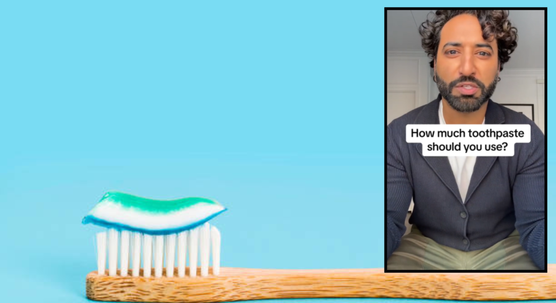 Dentist explains ideal amount of toothpaste you should use and dispels ...