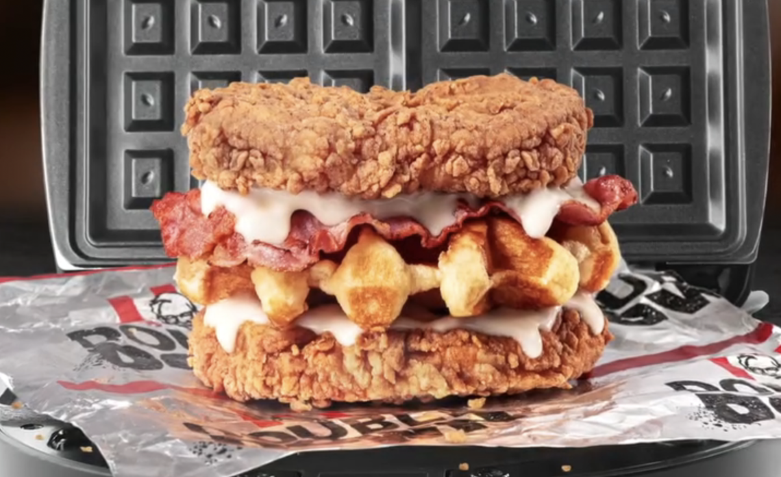 KFC just launched a sandwich with a whole waffle inside, and it looks epic(02)