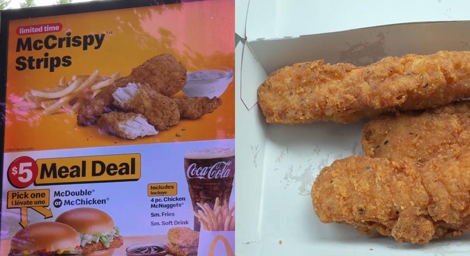 McDonald's testing new McCrispy Chicken Strips in seven locations